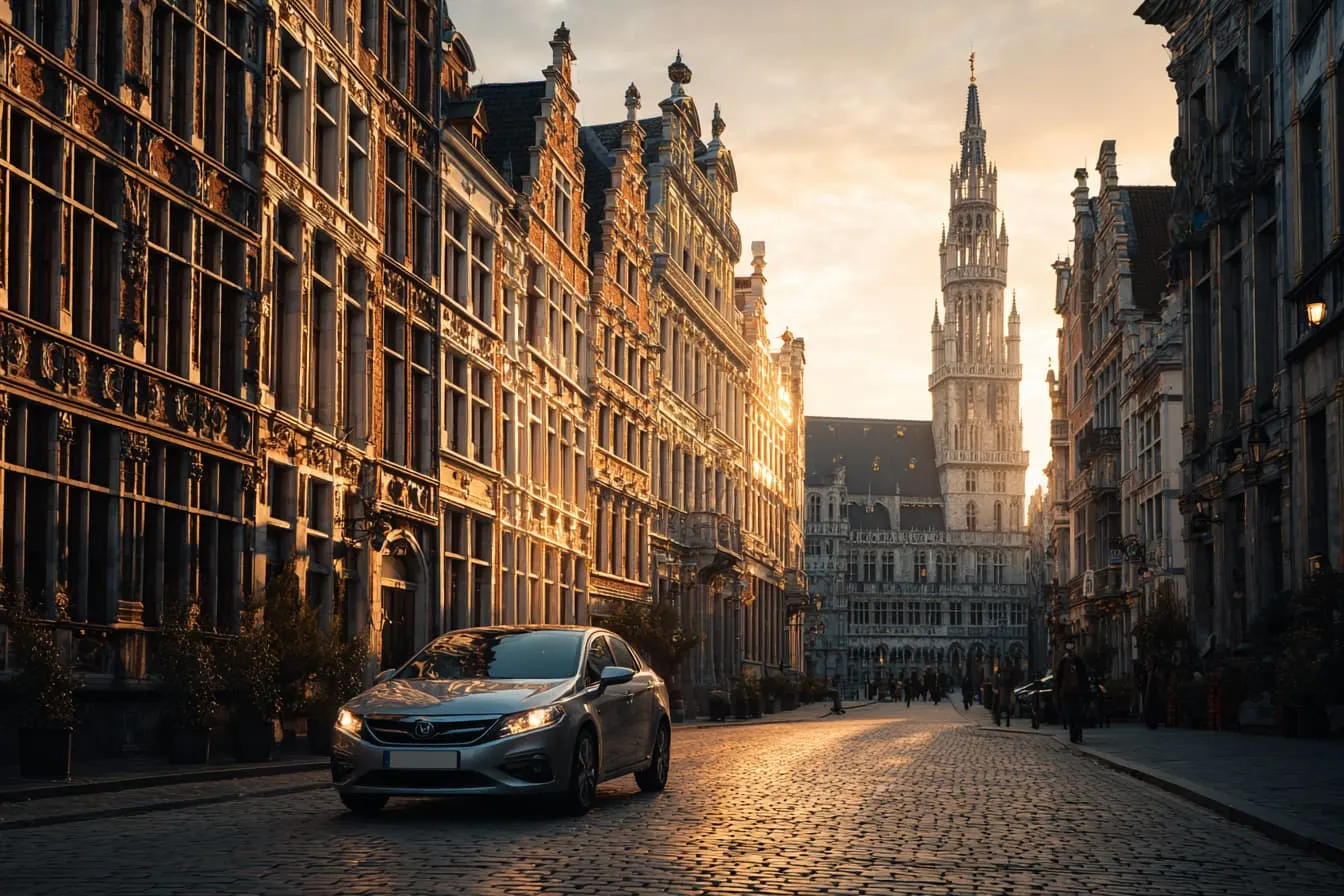 un coche de alquiler en Bruselas